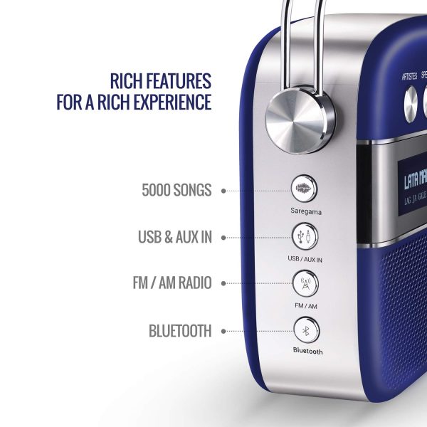 Saregama Carvaan Premium Hindi, Royal Blue