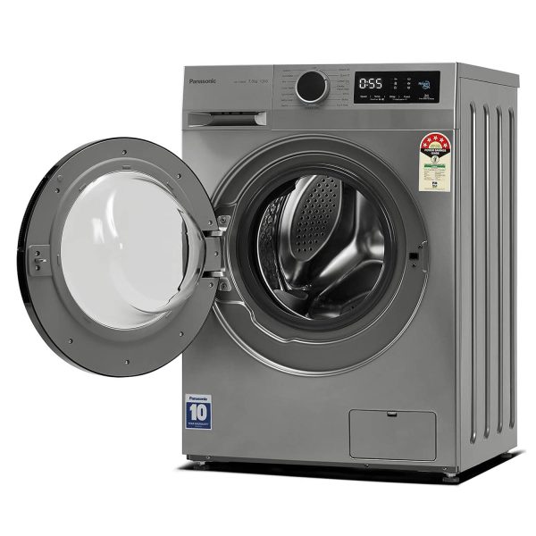 Panasonic NA-127MB3L01, 7 KG 1200 RPM Fully Automatic Front Load Machine with 5 Star Rating and Built-in Heater, Silver