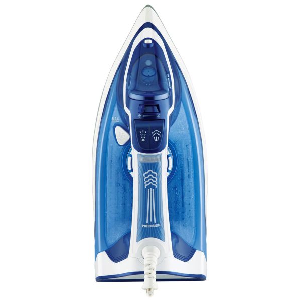 Bajaj MX40C, 2000 Watts Steam Iron with Anti Drip, Anti Scale Technology and Large Tank of 210 ML, Blue
