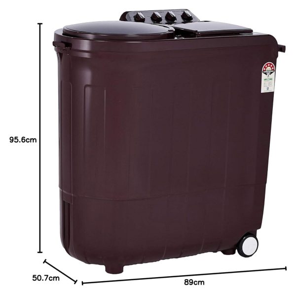 Whirlpool 8.5KG Semi-Automatic Machine (ACE 8.5 Turbo Dry, Wine Dazzle)