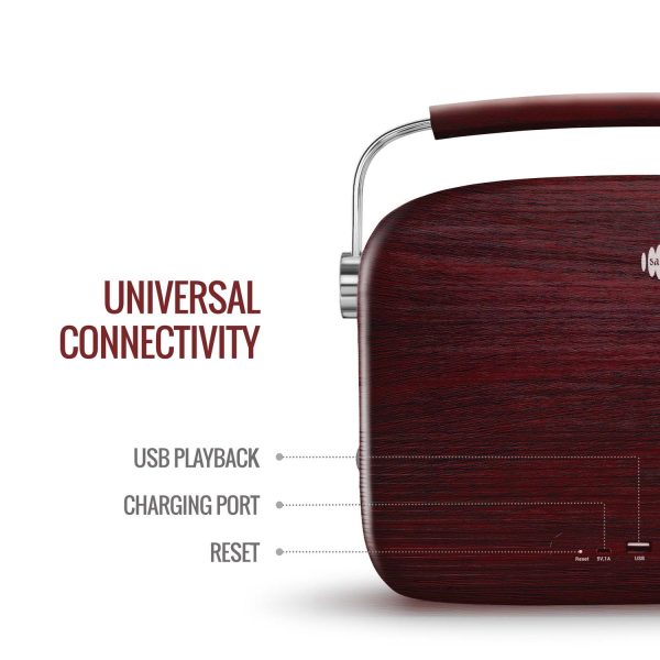Saregama Caravan Premium Hindi, Cherrywood Red