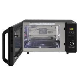 LG MJ2887BWUM, 28 Litre Convection Microwave with Charcoal Heater ,360 Degree Motorised Rotisserie and Stainless Steel Cavity, Floral Wine