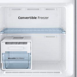 Samsung 236L 3 Star Double Door Refrigerator (RT28C3733SL, Clean Steel)