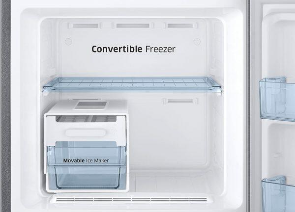 Samsung 236L 3 Star Double Door Refrigerator (RT28C3733SL, Clean Steel)
