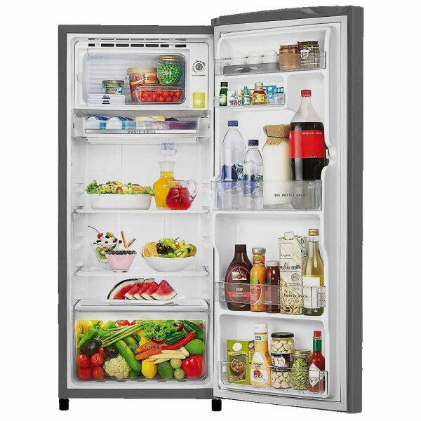 Whirlpool 230 IMPRO PRM, 192 L 3 Star Icemagic Pro Inverter Direct-Cool Single Door Refrigerator, Alpha Steel