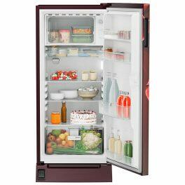 Liebherr DFPRDC 1921, 191L 3 Star Inverter, Direct Cool Single Door Refrigerator, Handsfree, Foot Pedal, Base Drawer,Bar Handle, 20 Years Warranty on Compressor, Red Divine