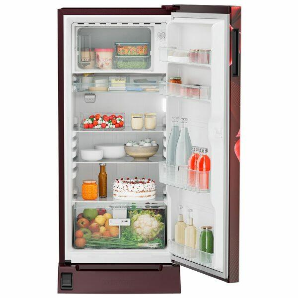 Liebherr DFPRDC 1921, 191L 3 Star Inverter, Direct Cool Single Door Refrigerator, Handsfree, Foot Pedal, Base Drawer,Bar Handle, 20 Years Warranty on Compressor, Red Divine