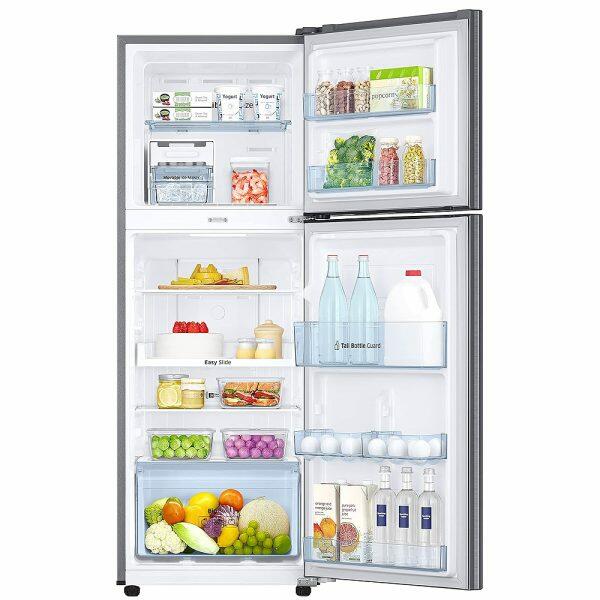 Samsung 236L 3 Star Double Door Refrigerator (RT28C3733SL, Clean Steel)