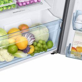 Samsung 236L 2 Star Double Door Refrigerator (RT28C3052S8, Elegant Inox)