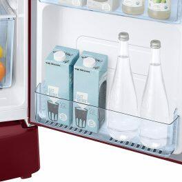 Samsung 183L 3 Star Single Door Refrigerator (RR20D1823RZ, Midnight Red)