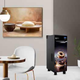 Mycrofine Rio Plus, 6.5 KG MS Grinding chamber with Vacuum Cleaner with 6 Blade Rotter Cutter, 100% Copper Motor and Soft Close Door, Doughnut