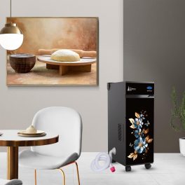 Mycrofine Diva Plus, 6.5 KG SS Grinding chamber with Vacuum Cleaner with 6 Blade Rotter Cutter, 100% Copper Motor, Air Cooler High Tech Filter and Soft Close Door, Deco Floral