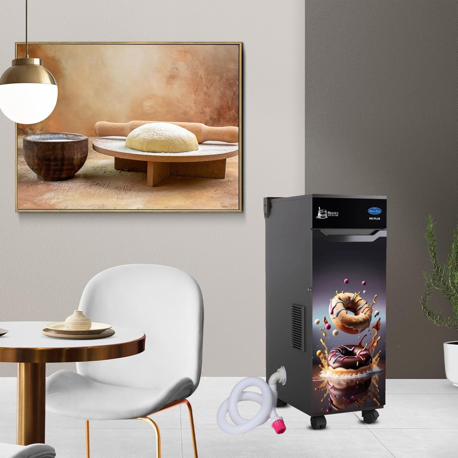 Mycrofine 6.5 KG MS Grinding chamber with Vacuum Cleaner with 6 Blade Rotter Cutter, 100% Copper Motor and Soft Close Door, RIO PLUS DOUGHNUT Mycrofine 6.5 KG MS Grinding chamber with Vacuum Cleaner with 6 Blade Rotter Cutter, 100% Copper Motor and Soft Close Door, RIO PLUS DOUGHNUT