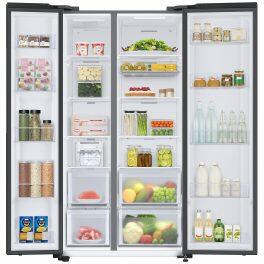 Samsung 653L Side by Side Refrigerator (RS76CG8115B1, Matt Black)