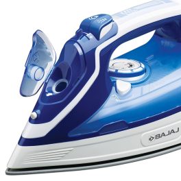 Bajaj MX40C, 2000 Watts Steam Iron with Anti Drip, Anti Scale Technology and Large Tank of 210 ML, Blue