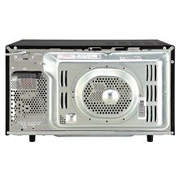 LG MJ2887BWUM, 28 Litre Convection Microwave with Charcoal Heater ,360 Degree Motorised Rotisserie and Stainless Steel Cavity, Floral Wine
