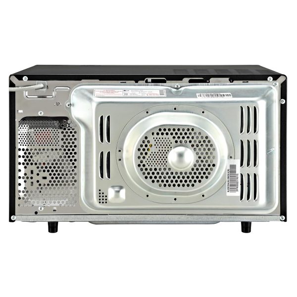 LG MJ2887BWUM, 28 Litre Convection Microwave with Charcoal Heater ,360 Degree Motorised Rotisserie and Stainless Steel Cavity, Floral Wine