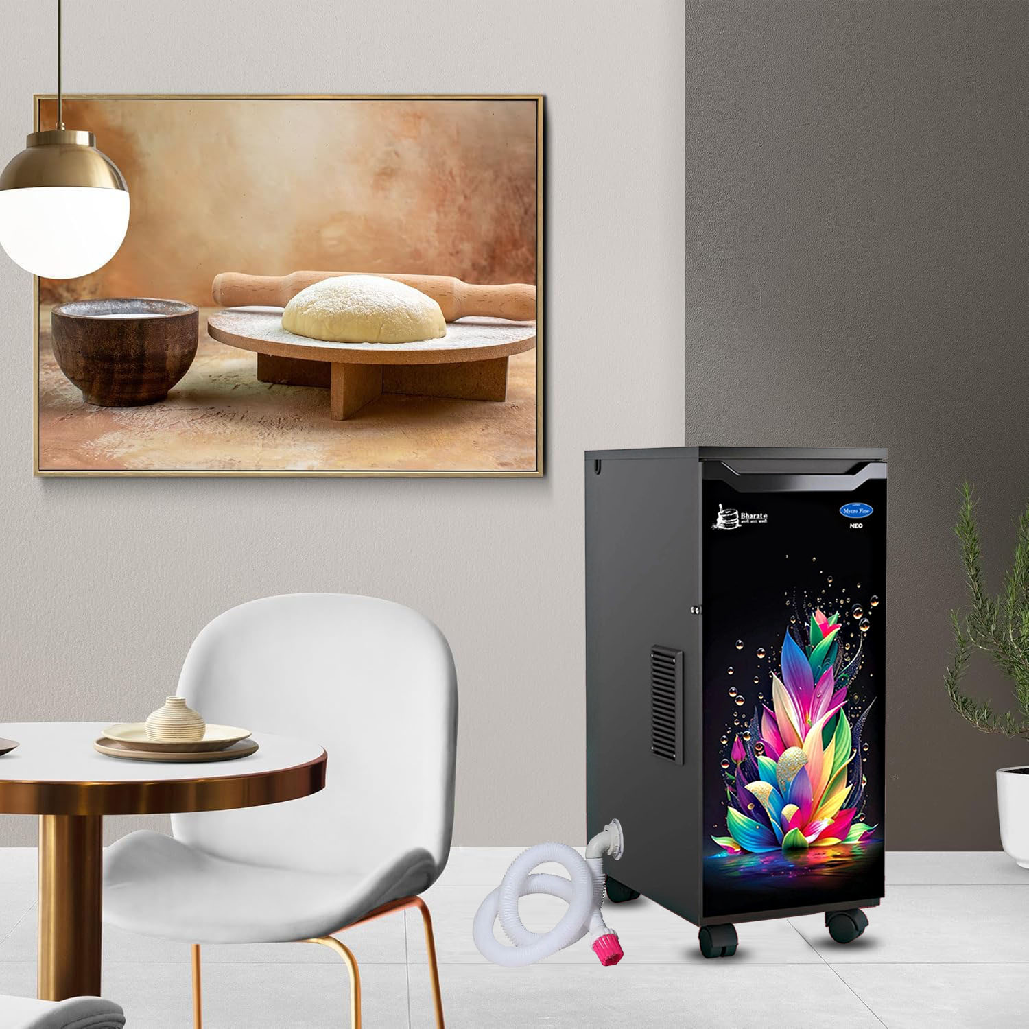 Mycrofine Neo, 5 KG MS Grinding chamber with Vacuum Cleaner with 100% Copper Winding Motor, 4 Blade Steel Rotter Cutter, High Tech Filter, Multi Leave Mycrofine Neo, 5 KG MS Grinding chamber with Vacuum Cleaner with 100% Copper Winding Motor, 4 Blade Steel Rotter Cutter, High Tech Filter, Multi Leave