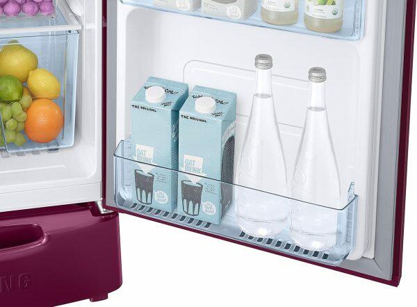 Samsung 183L 3Star Single Door Refrigerator (RR20C1824HN, Poppy Red)