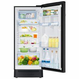 Samsung 215L 3Star Single Door Refrigerator (RR23D2H23BX, Luxe Black)