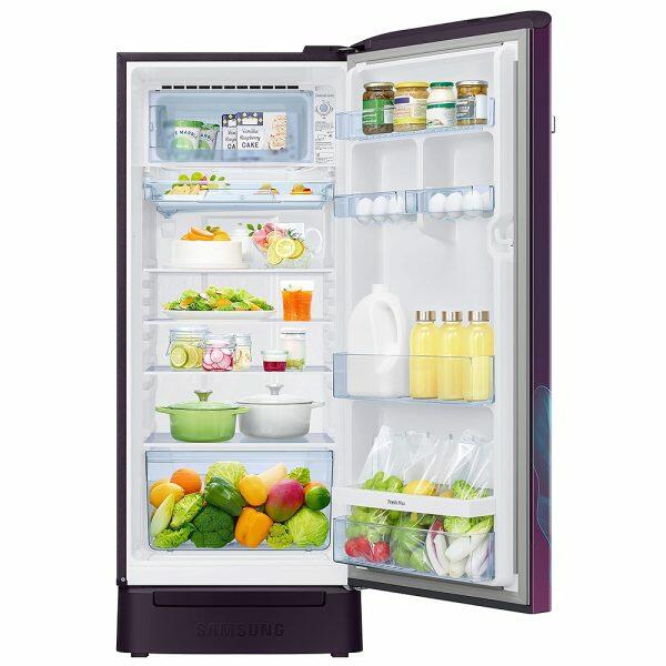 Samsung 215L 5Star Single Door Refrigerator (RR23D2H259R, Paradise Purple)
