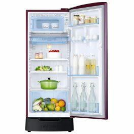 Samsung 183L 5 Star Single Door Refrigerator (RR20D2825CR, Camellia Purple)