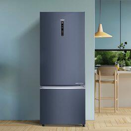 Haier 445 Litre 2 Star Bottom Mount Refrigerator, Inox Steel (HRB-4952BGK)