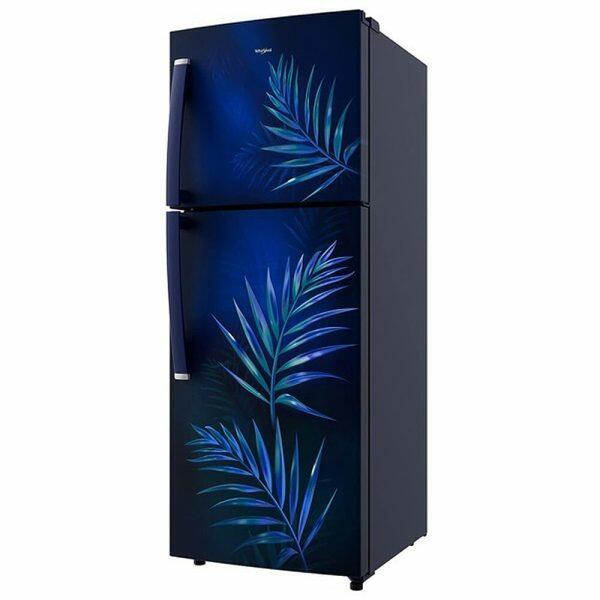 Whirlpool NEO 278LH PRM, 235 L 2 Star Frost Free Double Door Refrigerator, Freezer 56 Ltr, 10 Years Warranty on Compressor, Sapphire Palm