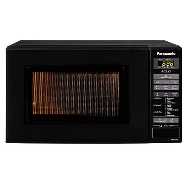 Panasonic 20L Solo Microwave Oven (NN-ST266BFDG, Black)
