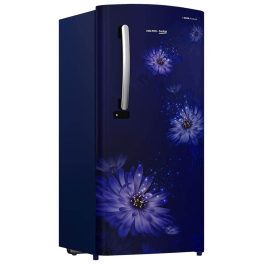 Voltas Beko 185 Litre 5 Star Single Door Refrierator with Quick Freezer, Safe Box and Crisper Humidity Control, Dahlia Blue, RDC220A/W0DBETM
