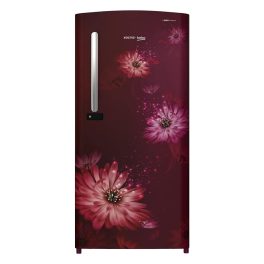 Voltas Beko RDC220B/W0DWE0M, 185 Litre 4 Star Single Door Refrigerator with Quick Freezer, Safe Box and Crisper Humidity Control, Dahile Wine