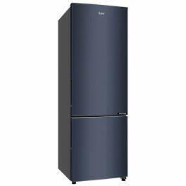 Haier HRB-3152BGK, 265 Litre 2 Star Bottom Mount Refrigerator with 8-in-1 Convertible, Graphite Black