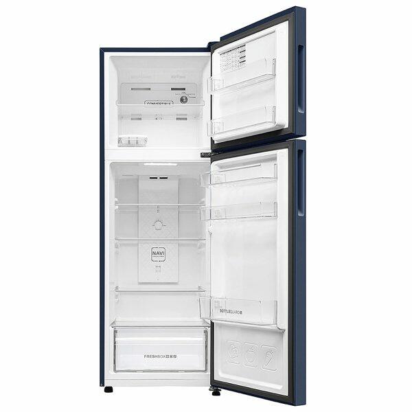 Haier HRF-3182BGK, 268 Litre 2 Star Double Door Refrigerator with 5-in-1 Convertible, Graphite Black