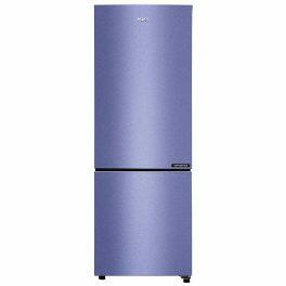 Haier HRB-2872BMS, 237 Litre 2 Star Bottom Mount Refrigerator with 8-in-1 Convertible and Turbo Icing, Storm Inox