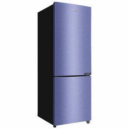 Haier HRB-2872BMS, 237 Litre 2 Star Bottom Mount Refrigerator with 8-in-1 Convertible and Turbo Icing, Storm Inox