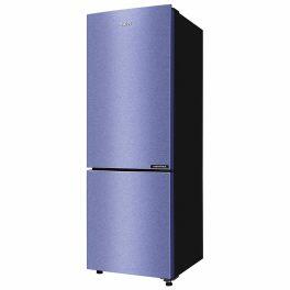 Haier HRB-2872BMS, 237 Litre 2 Star Bottom Mount Refrigerator with 8-in-1 Convertible and Turbo Icing, Storm Inox