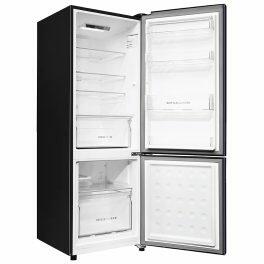 Haier HRB-2872BMS, 237 Litre 2 Star Bottom Mount Refrigerator with 8-in-1 Convertible and Turbo Icing, Storm Inox