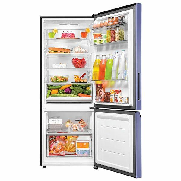 Haier HRB-3752BSI, 325 Litre 2 Star Triple Inverter and 14-in-1 Convertible, Storm Inox