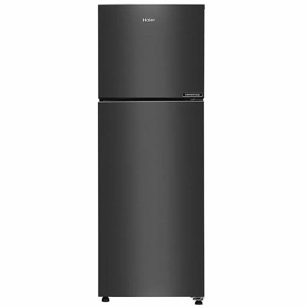 Haier HRF-2902BGB, 240 Litre 2 Star Double Door Refrigerator with 5-in-1 Convertible, GE Black