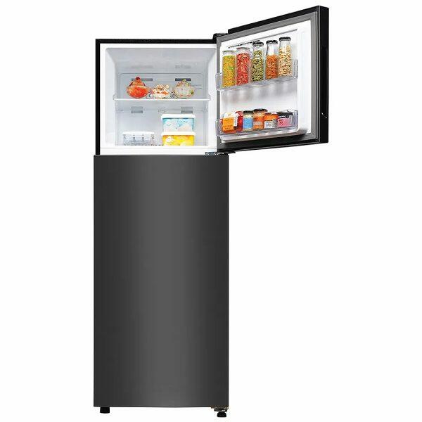 Haier HRF-2902BGB, 240 Litre 2 Star Double Door Refrigerator with 5-in-1 Convertible, GE Black