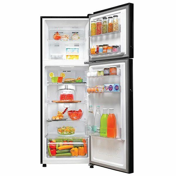 Haier HRF-2902BGB, 240 Litre 2 Star Double Door Refrigerator with 5-in-1 Convertible, GE Black