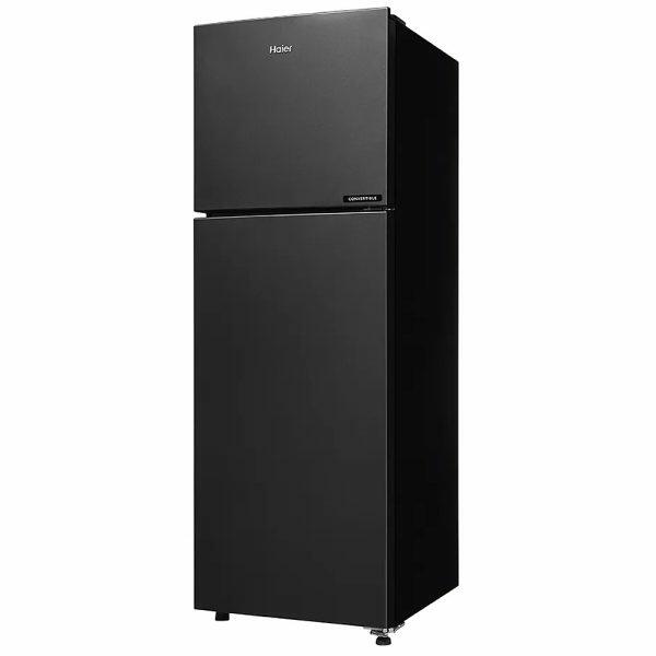 Haier HRF-2902BGB, 240 Litre 2 Star Double Door Refrigerator with 5-in-1 Convertible, GE Black