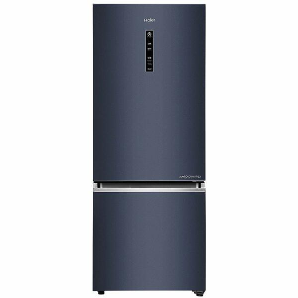 Haier HRB-3752BGK, 325 Litre 2 Star 14-in-1 Convertible, Graphite Black