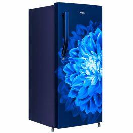 Haier HRD-2353CMD, 215 Litre 3 Star Single Door Refrigerator with 1 Hour Icing Technology, Marine-Dahlia