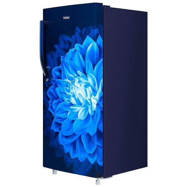 Haier HRD-2353CMD, 215 Litre 3 Star Single Door Refrigerator with 1 Hour Icing Technology, Marine-Dahlia