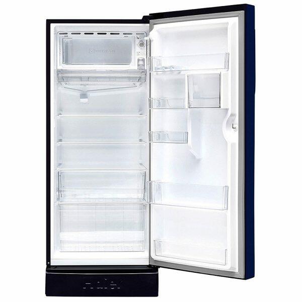 Haier HRD-2353PMD, 215 Litre 3 Star Single Door Refrigerator with Base Drawer and 1 Hour Icing Technology, Marine Dahelia