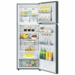 Haier HRF-4083BIS, 358 Litre 3 Star Double Door Refrigerator with Triple Inverter and 10-in-1 Convertible, Inox Silver