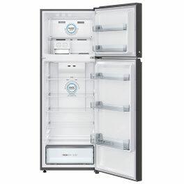 Haier HRF-4083BIS, 358 Litre 3 Star Double Door Refrigerator with Triple Inverter and 10-in-1 Convertible, Inox Silver