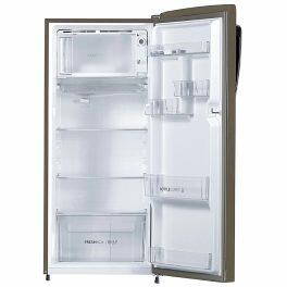 Haier 205 Litre 2 Star, Single Door Refrigerator, Inox Steel (HRD-2262BIS)