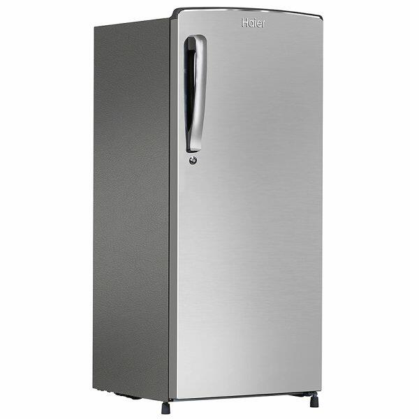 Haier 205 Litre 2 Star, Single Door Refrigerator, Inox Steel (HRD-2262BIS)